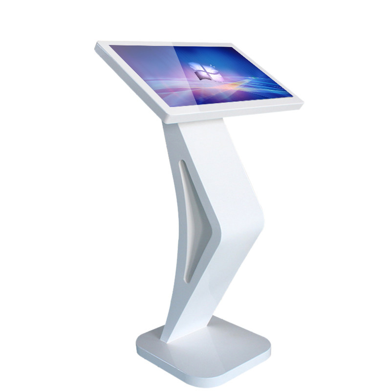 Showroom Exhibition Standing Kiosk 18.5 Inch Stand Up Kiosk 128G